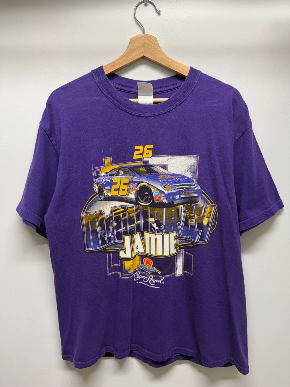 Vintage Jamie McMurray #26 Crown Royal NASCAR T-Shirt